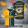 Quality Custom Name NFL Green Bay Packers Baseball Jersey Gift for MLB Fans