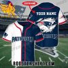 Quality Custom Name New England Patriots Baseball Jersey Gift for MLB Fans