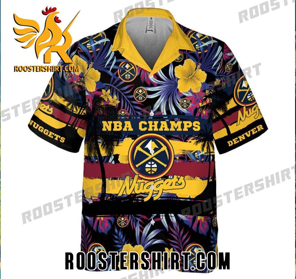 Quality Denver Nuggets 2022-2023 Western Conference Champions Hawaiian Shirt And Shorts
