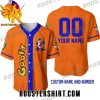 Quality Goofy Dog Orange Blue Disney Custom Baseball Jersey Gift for MLB Fans