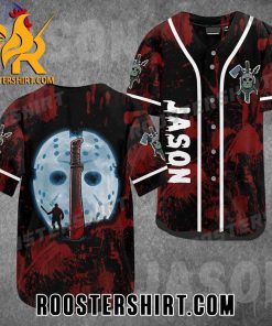 Quality Jason Horror Halloween Baseball Jersey Gift for MLB Fans