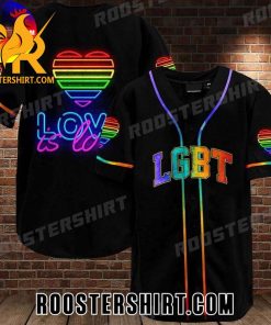 Quality LGBT Love is Love Baseball Jersey Gift for MLB Fans