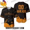 Quality Lion King Iconic Scene Black Orange Disney Custom Baseball Jersey Gift for MLB Fans