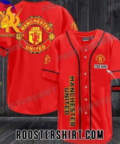 Quality Manchester United Custom name Baseball Jersey Gift for MLB Fans