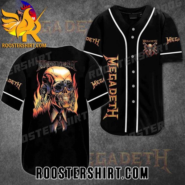 Quality Megadeth Creative Baseball Jersey Gift for MLB Fans