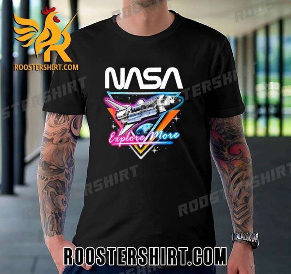 Quality NASA Explore More Neon Glow Unisex T-Shirt