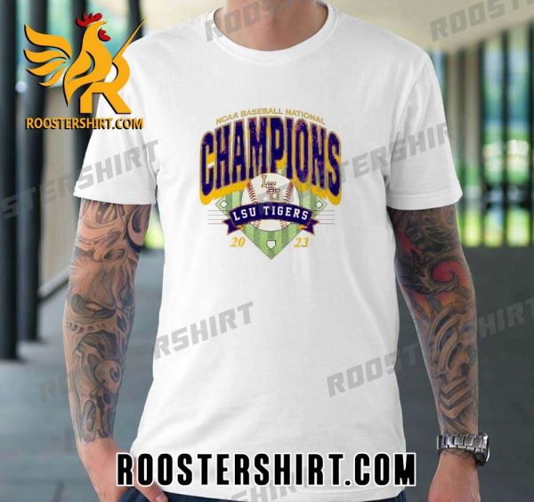 Quality NCAA Baseball National Champions LSU Tigers 2023 Unisex T-Shirt