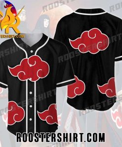 Quality Naruto Akatsuki Cloud Baseball Jersey Gift for MLB Fans
