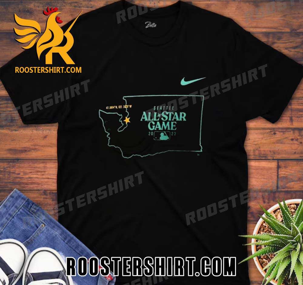 Quality Nike Seattle 2023 MLB All-Star Game State Unisex T-Shirt