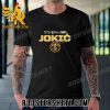 Quality Nikola Jokic Denver Nuggets 2023 NBA Finals Champions Dunk Name & Number Unisex T-Shirt