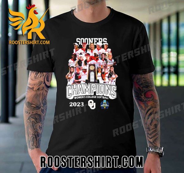 Quality Oklahoma Sooners Champions Women’s College Softball 2023 Unisex T-Shirt
