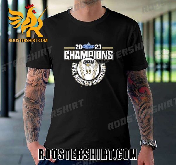 Quality Oral Roberts 2023 NCAA Baseball Summit League Champions Unisex T-Shirt