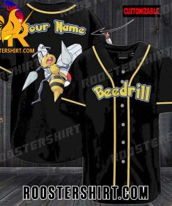 Quality Pokemon Beedrill Personalized Baseball Jersey Gift for MLB Fans