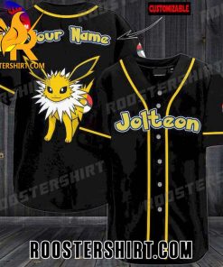 Quality Pokemon Jolteon Personalized Baseball Jersey Gift for MLB Fans