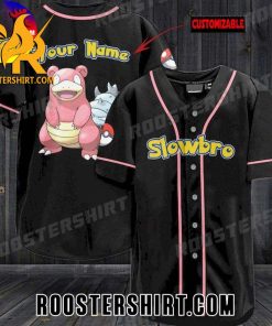 Quality Pokemon Slowbro Personalized Baseball Jersey Gift for MLB Fans
