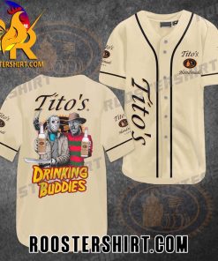 Quality Tito’s Horror Drink Buddies Baseball Jersey Gift for MLB Fans
