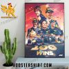 Red Bull 100 Wins Canadian GP 2023 Poster Canvas
