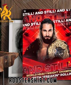 Seth Rollins Champs World Heavyweight Champions Poster Canvas