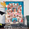 Sevilla Futbol Club Champions 2023 UEFA Europa League Poster Canvas