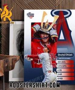 Shohei Ohtani MLB X Mattress Firm Poster Canvas