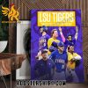 THE LSU TIGERS ARE NATIONAL CHAMPIONS FOR THE 7TH TIME IN PROGRAM HISTORY POSTER CANVAS