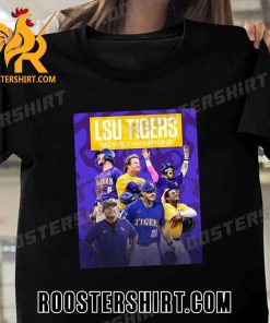 THE LSU TIGERS ARE NATIONAL CHAMPIONS FOR THE 7TH TIME IN PROGRAM HISTORY T-SHIRT