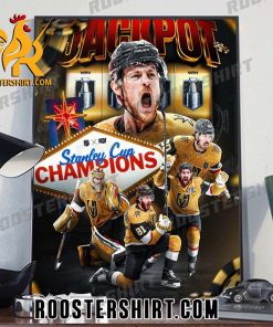 THE VEGAS GOLDEN KNIGHTS ARE YOUR 2023 STANLEY CUP CHAMPIONS POSTER CANVAS