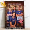 The USWNT Womens World Cup Preview Poster Canvas