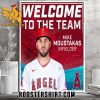 Welcome To The Team Mike Moustakas Infielder Poster Canvas