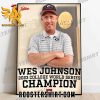 Wes Johnson 2023 College World Series Champion Poster Canvas