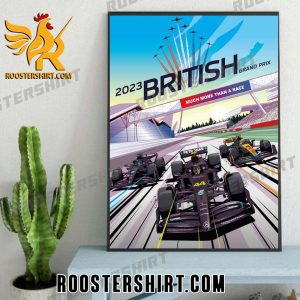2023 British Grand Prix Muck More Than A Race Poster Canvas