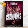 2023 Cleveland Cavaliers win the Summer League Championship Poster Canvas