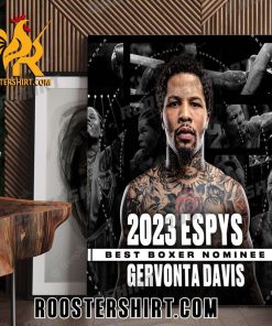 2023 ESPYS Best Boxer Nominee Gervonta Davis Poster Canvas