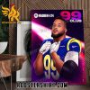 99 Club Aaron Donald Madden 24 NFL Poster Canvas