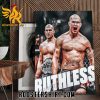 A legendary 22-year MMA career for Ruthless Robbie Lawler Poster Canvas