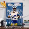 Aaron Donald Most 99 Club Appearances Ever Poster Canvas