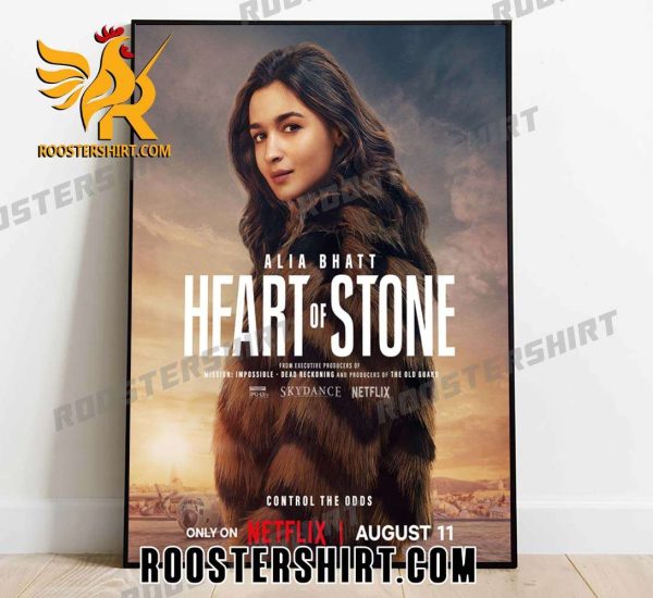 Alia Bhatt Heart of Stone Movie Poster Canvas