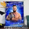 And Still United States Champion Austin Theory Wins Smack Down Poster Canvas