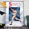 Austin Riley 5 Straight Games With A Home Run Atlanta Braves Poster Canvas