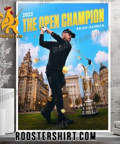 Brian Harman has won the 151st Open Championship Poster Canvas
