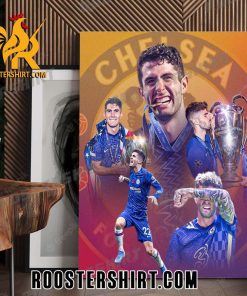 Christian Pulisic Career At Chelsea Poster Canvas