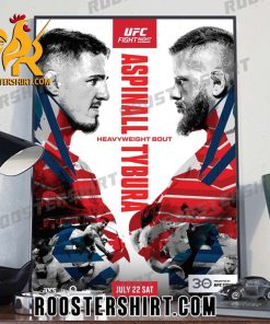 Coming Soon Tom Aspinall vs Marcin Tybura Heavyweight Bout UFC Poster Canvas