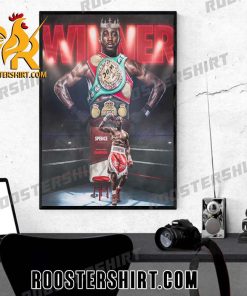 Congrats 2023 Terence Crawford Winner UFC 291 Poster Canvas