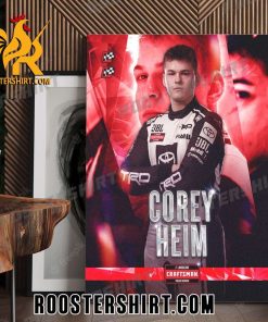 Congrats Corey Heim Wins At Mid-Ohio Poster Canvas