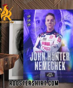Congrats John Hunter Nemechek Wins The Alsco 250 At Atlanta Motor Speedway Nascar Poster Canvas