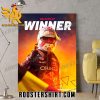 Congrats Max Verstappen Winner Belgian GP 2023 Poster Canvas