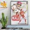 Congrats Patrick Mahomes II Best Male Athlete Chiefs ESPYS Poster Canvas