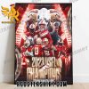 Congratulations Birmingham Stallions Champions 2023 Back To Back USFL Championship Poster Canvas