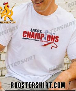 Congratulations Birmingham Stallions Champions 2023 USFL Official T-Shirt