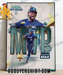 Congratulations Elias Diaz MVP All Star Ted Williams MVP Award 2023 Poster Canvas